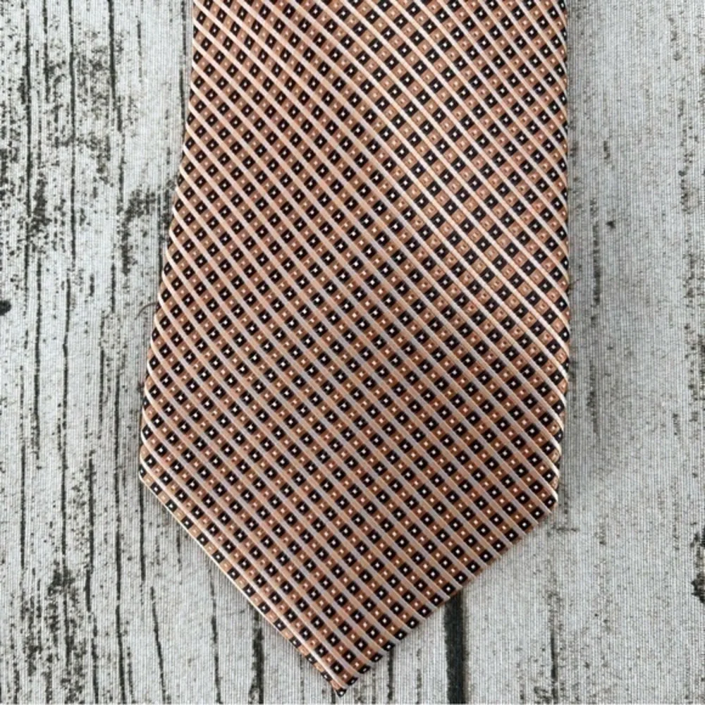 Bergamo New York orange & blue Tie